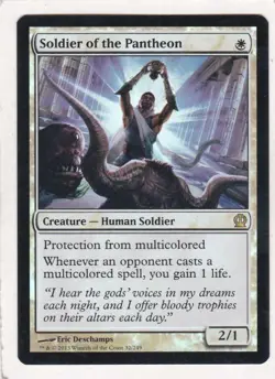 MTG: Theros: Foil: Soldier of the Pantheon - Image 1