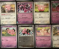Pink Pokemon Card Lot - Cute & Aesthetic Collection Bundle - 18 Cards - Image 2