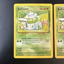 Bulbasaur 044/102 Base Set Regular Lot Of 2x Pokemon Vintage - Image 3