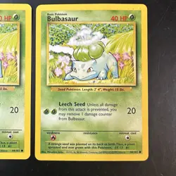 Bulbasaur 044/102 Base Set Regular Lot Of 2x Pokemon Vintage - Image 4