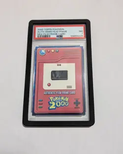 authentic film frame pokemon 2000 topps movie PSA 7 *LOW POP* - Image 1