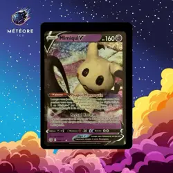 Carte Pokemon Mimiqui V 068/172 Epee Bouclier Stars Etincelantes FR - Image 1