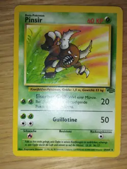 Pokemon TCG Pinsir Jungle/Dschungel Set Deutsch/German 25/64 Rare Non Holo - Image 1