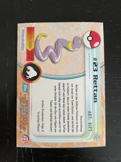 1999 Topps Chrome T.V. Rettan Foil deutsch #23 Pokemon - Image 2