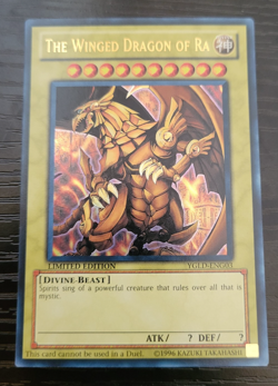 Yu-Gi-Oh The Winged Dragon of Ra Ultra Rare YGLD-ENG03 Limited Edition - Image 1