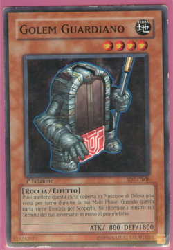 GOLEM GUARDIANO • (Golem Sentry) • Comune • SD7 IT008 • 1Ed • Yugioh! ANDYCARDS - Image 1