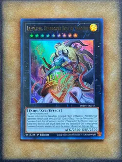 Yugioh Laevatein, Generaider Boss of Shadows PHHY-EN047 Ultra Rare 1st Ed NM - Image 1