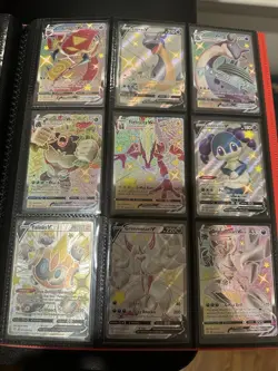 SHINING FATES LOT OF 57 Pokemon cards NM & MINT “Shiny Vault” Binder Kept - Image 1