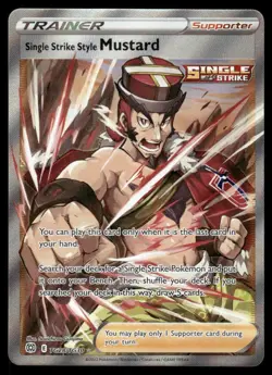 Pokemon Cards Single Strike Style Mustard TG28/TG30 Brilliant Stars NM - Image 1
