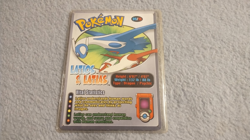 WENDY'S Vital Statistic LATIOS Promo POKEMON Laminated 2002 Trading Card 9/15 - Image 1