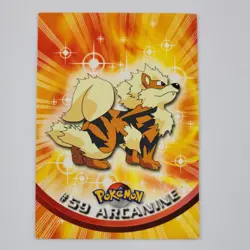 Pokemon TCG -Arcanine #59 - 1999 Topps TV Animation Edition Series 1 Card - Image 1