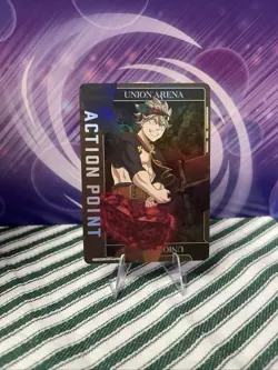 Asta UE80BT/BCV-1-AP03 Black Clover Action Point UNION ARENA Card FOIL - Image 1