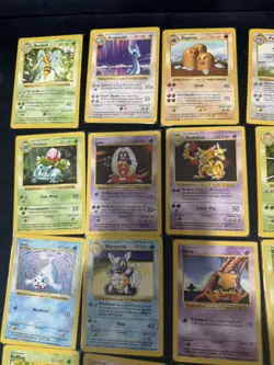 Pokemon Base Set Shadowless 43 Card Lot Commons, Uncommons and Rares Non-Holo - Image 2