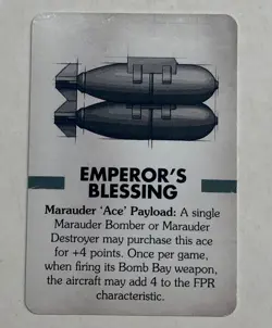 Aeronautica Imperialis Card - Emperor's Blessing - White Dwarf 470 2021 Bomb - Image 1