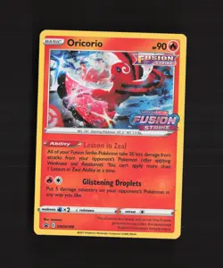 Oricorio SWSH168 Black Star Promo Holo Stamped Pokemon Card - Image 1
