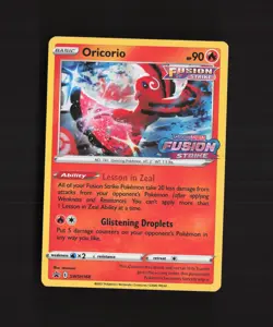 Oricorio SWSH168 Black Star Promo Holo Stamped Pokemon Card - Image 2