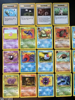 Vintage Fossil Pokemon Cards Bundle x 25 Good Condition 1999 WOTC - Image 3