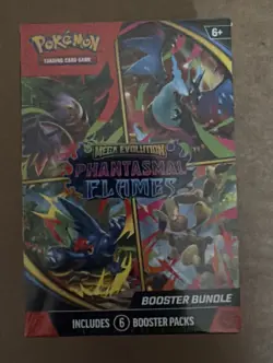 Pokemon Trading Card Game Mega Evolution Phantasmal Flames Booster Bundle - Image 1