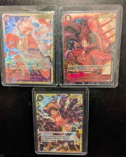 One Piece TCG Luffy Cards Assorted- Luffy ST01-012 (Set Of 3) - Image 1