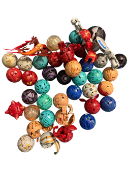 Bakugan Lot 30+ Balls (Some Damaged) + 40 Cards + Rulebook Battle Brawlers - Image 3