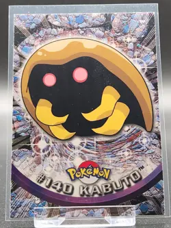 Pokemon Card - Kabuto #140 - Pokemon Topps Series 3 - Blue Logo - Image 1