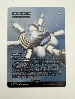 Luca Stadium Showcase Borderless Misspelt Error Misprint MTG Magic Card NM FCA - Image 1