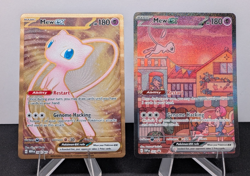 Pokemon TCG Mew EX Lot Including 053 Promo & Metal Card 205/165 Scarlet & Violet - Image 1