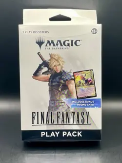 Magic The Gathering Final Fantasy Play Pack w/ 3 Packs & Promo SEALED NEW - Image 1