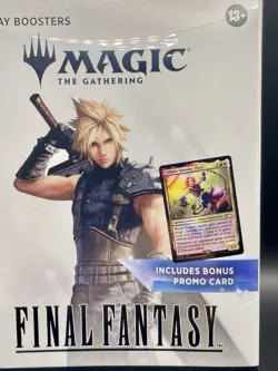Magic The Gathering Final Fantasy Play Pack w/ 3 Packs & Promo SEALED NEW - Image 3