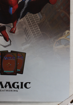 Magic The Gathering Spider-Man 18 x 24 Foil Promo Poster MTG Minor Damage - Image 2