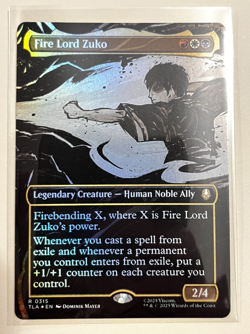MTG - Avatar - Fire Lord Zuko Borderless Foil - Rare 0315 - Image 1