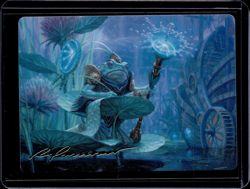 Dour Port-Mage - 5 - Gold Signature - Art Card - BLB - NM - MTG - Image 1