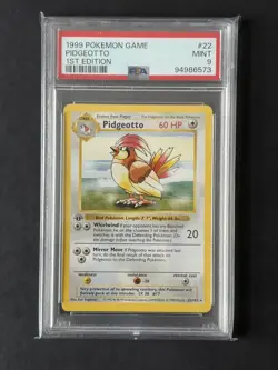 1999 Pokemon Base Set - Pidgeotto - 1st Edition - 22/102 - PSA 9 Mint - Image 1