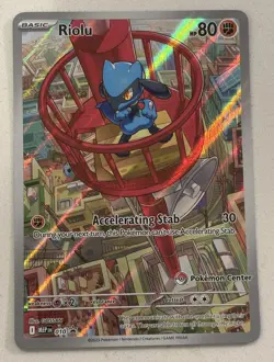 Pokemon TCG Riolu Illustration Rare Pokemon Center Promo - Image 4