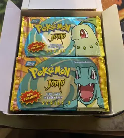 Pokemon Topps Johto Series 3 Booster Pack Factory Sealed Animation Edition 1 FR - Image 1