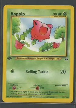 Hoppip 1. Edition | Neo Discovery 55/75 | Pokemon Karte Englisch EXC Hoppspross - Image 1