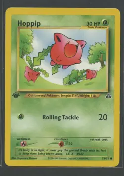Hoppip 1. Edition | Neo Discovery 55/75 | Pokemon Karte Englisch EXC Hoppspross - Image 3
