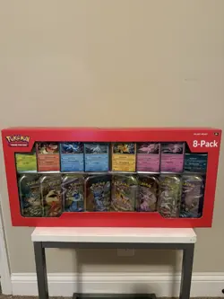 Costco Pokemon Prismatic Evolutions Mini Tins 8 Pack Factory Sealed SHIPS TODAY! - Image 1
