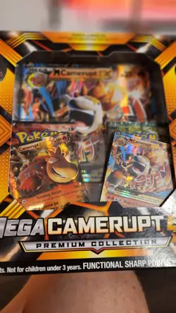🎁 🎄 Pokemon 2017 Mega Camerupt Ex Premium Collection Box XY Evolutions 🎅🎁 - Image 5