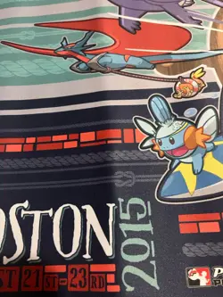 Pokemon World Championships 2015 Boston Competitor Playmat See Condition Pics - Image 3
