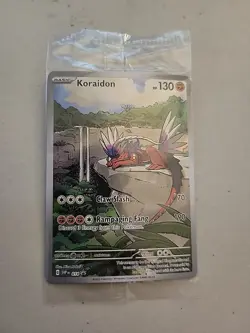 Pokemon TCG Koraidon SVP Black Star Promos SVP014 Holo Promo Sealed - Image 1