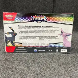 POKEMON Scarlet & Violet Prismatic Evolutions Premium Figure Coll. Box, Worn Bo - Image 2