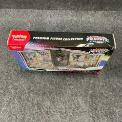 POKEMON Scarlet & Violet Prismatic Evolutions Premium Figure Coll. Box, Worn Bo - Image 3