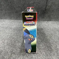 POKEMON Scarlet & Violet Prismatic Evolutions Premium Figure Coll. Box, Worn Bo - Image 5