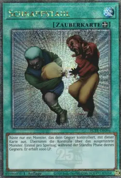 yugioh Schnappstahl BLTR-DE096 Quarter Century Secret DEUTSCH - Image 1