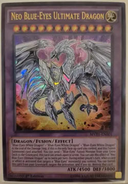 YuGiOh Neo Blue-Eyes Ultimate Dragon Ultra Rare 1st Edition MVP1-EN001 - Image 1