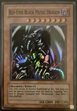 YuGiOh Red-Eyes Black Metal Dragon Super Rare PP01-EN015 - Image 1