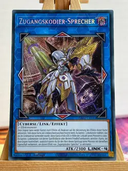 Zugangskodier-Sprecher RA02-DE044 Secret Rare Deutsch NM YUGIOH - Image 1