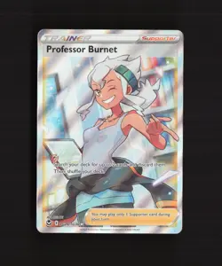 Professor Burnet TG26/TG30 Silver Tempest Full Art Ultra Rare Pokemon Card NM - Image 1
