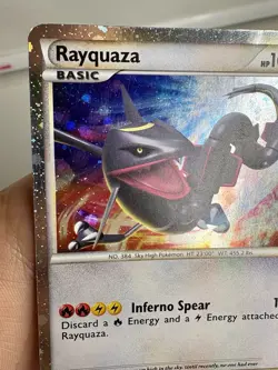 Rayquaza SL10 Holo Secret Rare Call Of Legends Pokemon Card 2011 MP-HP CONDITION - Image 3